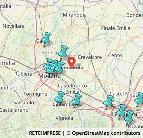 Mappa Via maestri di Redù, 41015 Nonantola MO, Italia (18.18167)
