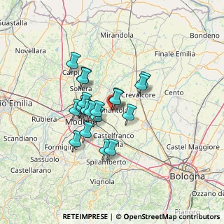 Mappa Via maestri di Redù, 41015 Nonantola MO, Italia (10.26)