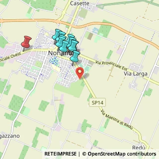 Mappa Via maestri di Redù, 41015 Nonantola MO, Italia (0.92182)