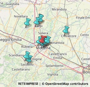 Mappa Via Malta, 41122 Modena MO, Italia (10.17)