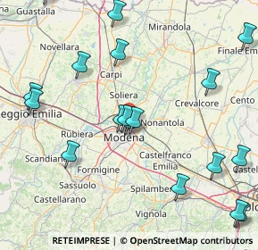 Mappa Via Malta, 41122 Modena MO, Italia (20.56889)