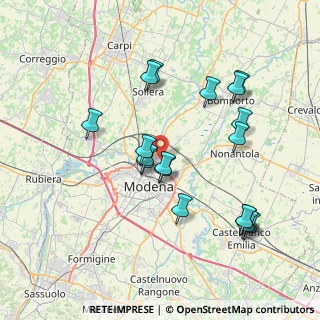 Mappa Via Malta, 41122 Modena MO, Italia (7.60444)