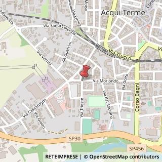 Mappa Via Moriondo, 79, 15011 Acqui Terme, Alessandria (Piemonte)
