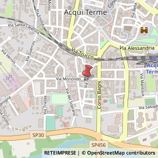 Mappa Via Moriondo, 29, 15011 Acqui Terme, Alessandria (Piemonte)