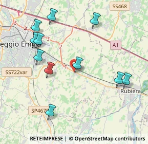 Mappa Via Martin Lutero, 42122 Masone RE, Italia (4.49273)