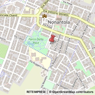 Mappa Via Eugenio Curiel,  31, 41015 Nonantola, Modena (Emilia Romagna)
