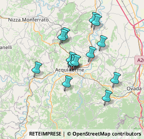 Mappa Via Al Castello, 15011 Acqui Terme AL, Italia (5.665)