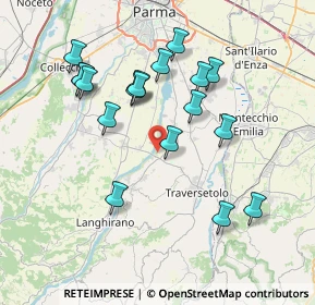 Mappa Comunale del Mulini, 43029 Traversetolo PR, Italia (7.42889)