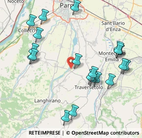Mappa Comunale del Mulini, 43029 Traversetolo PR, Italia (9.1785)