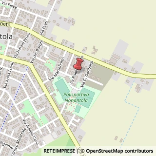 Mappa Via Risorgimento, 19, 41015 Nonantola, Modena (Emilia Romagna)