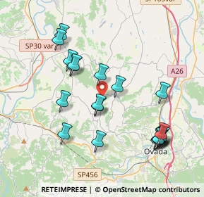 Mappa SP 198, 15010 Montaldo Bormida AL, Italia (4.078)