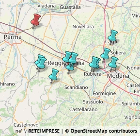 Mappa Via Grigoris Lambrakis, 42122 Reggio nell'Emilia RE, Italia (12.01833)