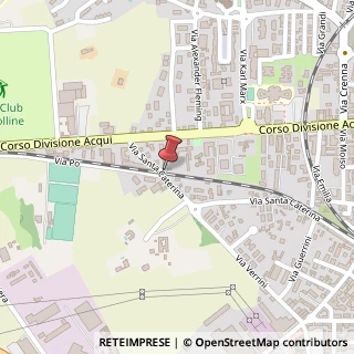 Mappa Via Santa Caterina,  185, 15011 Acqui Terme, Alessandria (Piemonte)