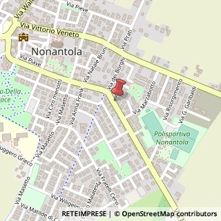 Mappa Via Maestra di Red?, 27, 41015 Nonantola, Modena (Emilia Romagna)