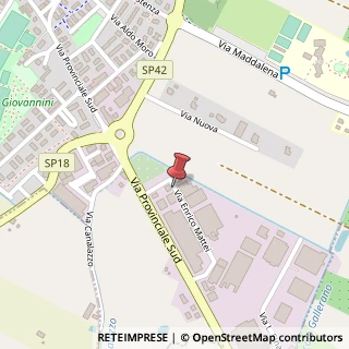 Mappa Via Enrico Mattei, 5A, 40050 Castello d'Argile, Bologna (Emilia Romagna)