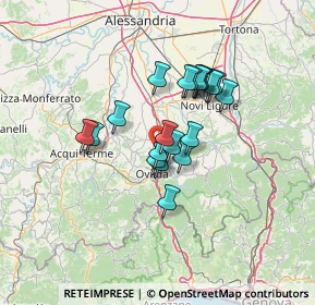Mappa A26 - Autostrada dei Trafori, 15078 Ovada AL, Italia (9.889)