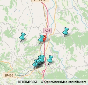 Mappa A26 - Autostrada dei Trafori, 15078 Ovada AL, Italia (4.07083)