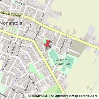 Mappa Via Marzabotto,  32, 41015 Nonantola, Modena (Emilia Romagna)