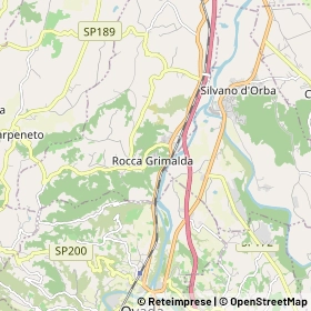 Mappa Rocca Grimalda