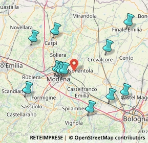 Mappa Via Gazzate, 41015 Nonantola MO, Italia (16.45833)