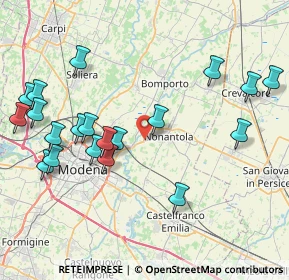 Mappa Via Gazzate, 41015 Nonantola MO, Italia (9.3365)
