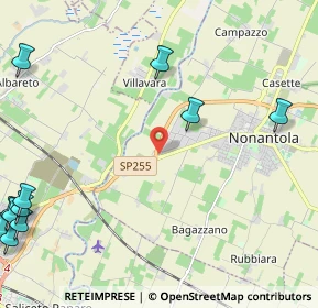 Mappa Via Gazzate, 41015 Nonantola MO, Italia (3.55636)