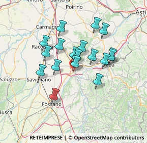 Mappa Via dei Tigli, 12062 Cherasco CN, Italia (11.635)