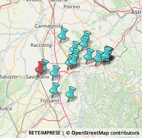 Mappa Via dei Tigli, 12062 Cherasco CN, Italia (10.969)