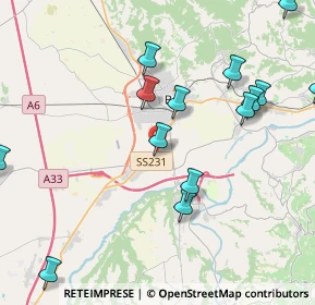 Mappa Via dei Tigli, 12062 Cherasco CN, Italia (5.72588)