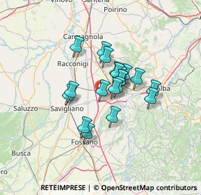 Mappa Cherasco - Fraz. Veglia, 12062 Cherasco CN, Italia (9.1145)