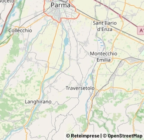 Mappa 43022 Traversetolo PR, Italia (8.1375)