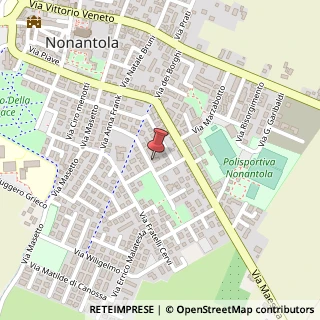 Mappa Via John Fitzgerald Kennedy, 6, 41015 Nonantola, Modena (Emilia Romagna)