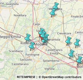 Mappa Via Belgio, 41122 Modena MO, Italia (15.07)