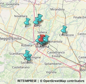 Mappa Via Belgio, 41122 Modena MO, Italia (10.00231)