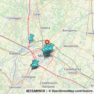 Mappa Via Belgio, 41122 Modena MO, Italia (5.48308)