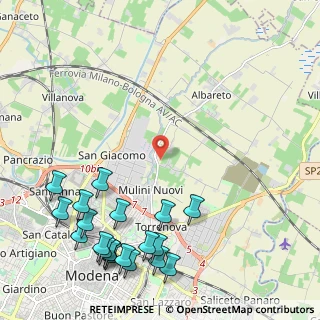 Mappa Strada Attiraglio, 41122 Modena MO, Italia (2.9775)