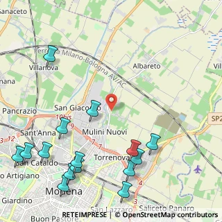 Mappa Strada Attiraglio, 41122 Modena MO, Italia (2.98267)