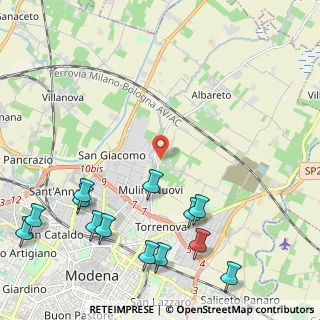 Mappa Strada Attiraglio, 41122 Modena MO, Italia (2.92077)