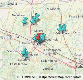 Mappa Strada Attiraglio, 41122 Modena MO, Italia (10.9)