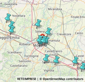 Mappa Strada Attiraglio, 41122 Modena MO, Italia (16.44538)