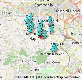 Mappa Via Vallesana, 80016 Marano di Napoli NA, Italia (1.22222)