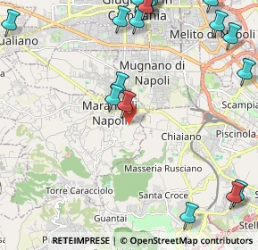 Mappa Via Vallesana, 80016 Marano di Napoli NA, Italia (3.30842)