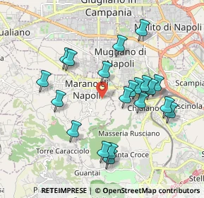 Mappa Via Vallesana, 80016 Marano di Napoli NA, Italia (1.9925)