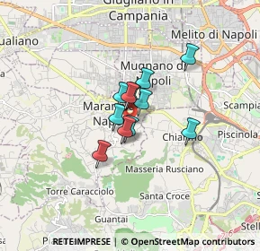 Mappa Via Vallesana, 80016 Marano di Napoli NA, Italia (1)