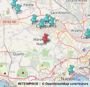 Mappa Via Vallesana, 80016 Marano di Napoli NA, Italia (5.78)