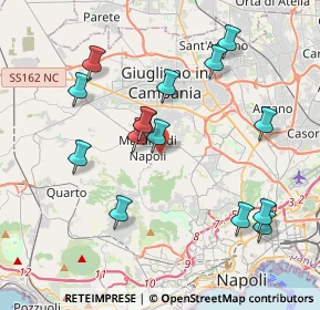 Mappa Via Vallesana, 80016 Marano di Napoli NA, Italia (4.12467)