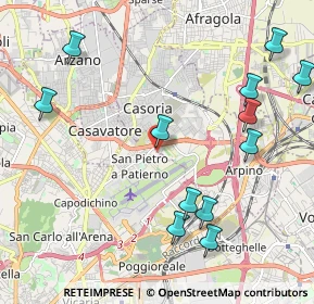Mappa Via Comunale Cupa Casoria, 80144 Napoli NA, Italia (2.64833)