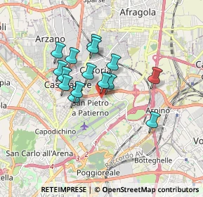 Mappa Via Comunale Cupa Casoria, 80144 Napoli NA, Italia (1.476)