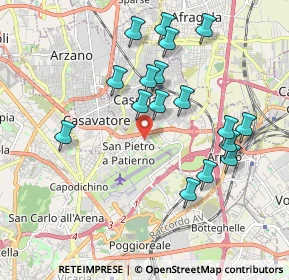 Mappa Via Comunale Cupa Casoria, 80144 Napoli NA, Italia (2.03)