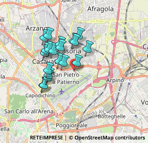 Mappa Via Comunale Cupa Casoria, 80144 Napoli NA, Italia (1.5275)